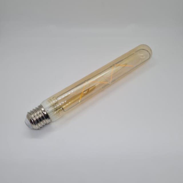 Compra BOMBILLA LED vintage forma tubular T30mm filamento slash ambar clara 6W 2200K 120V