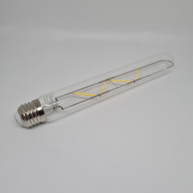 Compra BOMBILLA LED vintage forma tubular T30mm filamento cross clara 6W 3000K 120V dimmerizable