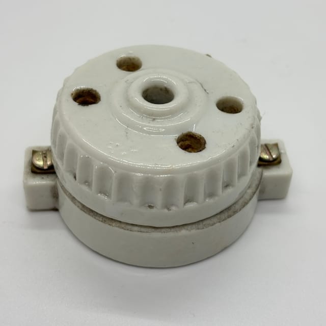Compra ROSETA PORCELANA PARA CIELO CON PORTAFUSIBLE 6A 250V