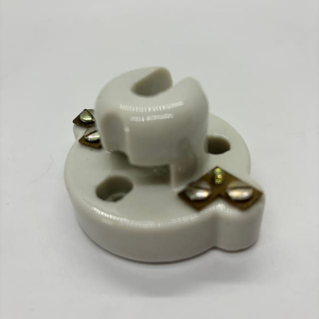 Compra ROSETA PORCELANA PARA CIELO TIPO GANCHO 250V, GRANDE 3A/PEQUEÑA 6A
