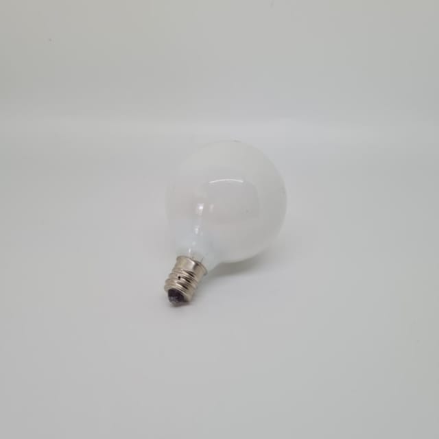 Compra BOMBILLA INCANDESCENTE E-12 REDONDA G16.5 BLANCA 60W 130V