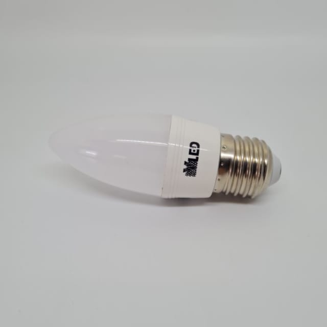 Compra BOMBILLA LED VELA BLANCA 3.4W 5000K 120-240V