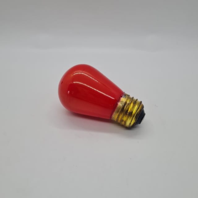 Compra BOMBILLA INCANDESCENTE ROTULO CERAMICO ROJA 11W ST45X85MM 110V