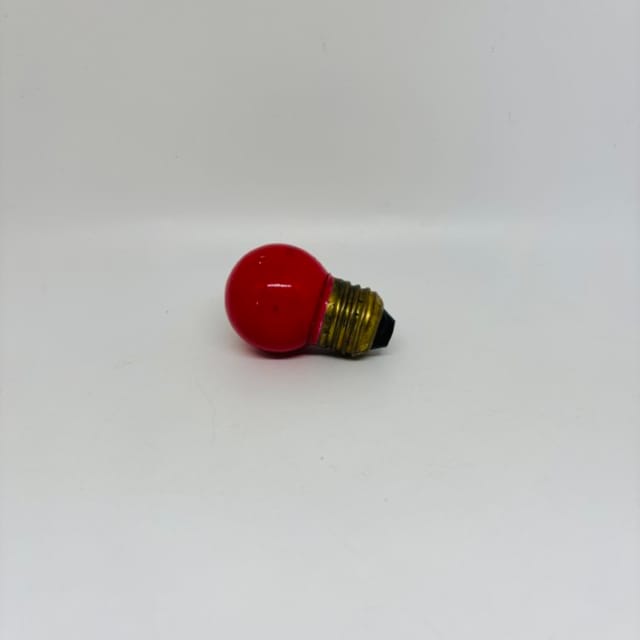 Compra BOMBILLA INCANDESCENTE ROTULO REDONDA G40MM 10W CERAMICO ROJO E27