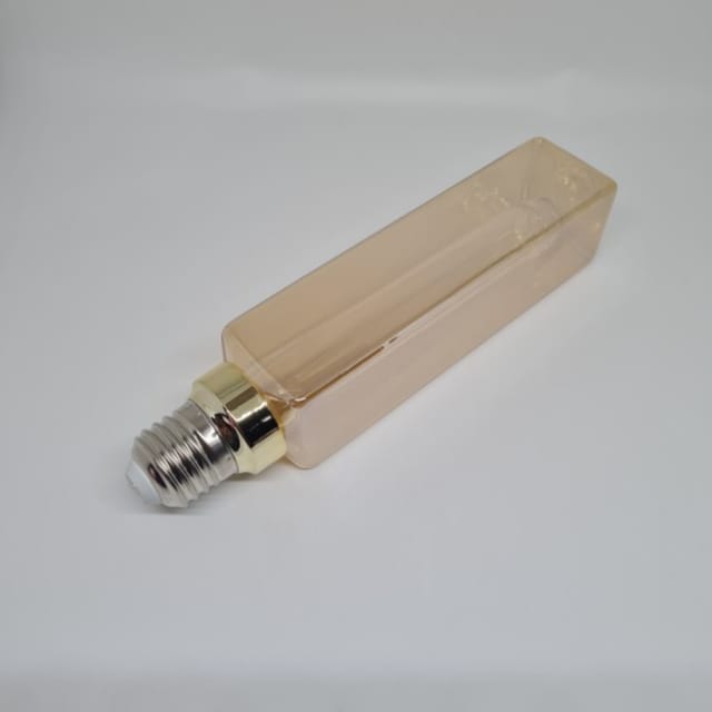 Compra BOMBILLA LED vintage forma rectangular color ambar claro 3W 2000K 90-130V dimmerizable