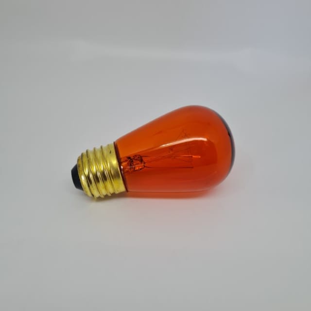 Compra BOMBILLA INCANDESCENTE ROTULO TRANSPARENTE AMBAR 10-11W ST45